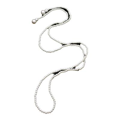 气质简约珍珠编发头绳一款多用发链串珠发带