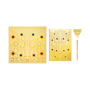 故宫淘宝｜金瓯永固笔记本中性笔书签礼盒博物馆文创礼物伴手礼