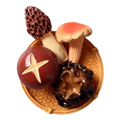 云南文创小蘑菇旅游特色冰箱贴