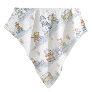 纱布浴巾新生婴儿童a类超软纯棉初生宝宝专用洗澡大尺寸全棉毛巾