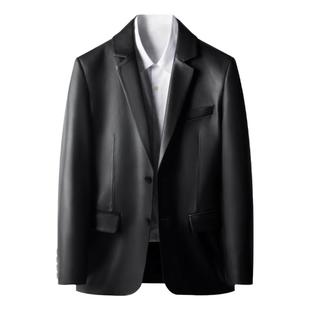 狄斯仑真皮皮衣男士高端西装秋冬季新款商务中老年海宁绵羊皮西服