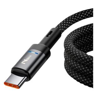 自动断电】能适Typec数据线6A快充适用充电线华为vivo小米oppo手机typc超级tpyec充电线器tpc安卓tapyc66W冲