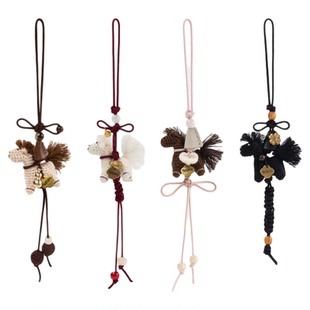 tbh野兽派家居马年限定手工钩针挂件包包挂饰背包配饰新年礼物