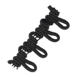 衣领扣绊纽扣松紧带衣服扣眼弹力绳扣锁扣后领扣子圈配件服装辅料