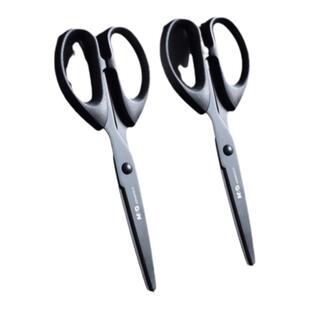 晨光官方黑刃剪刀锋利耐用办公高颜值手工专用剪刀耐磨不锈钢防锈快递刀裁纸刀安全儿童小学生专用美术剪刀