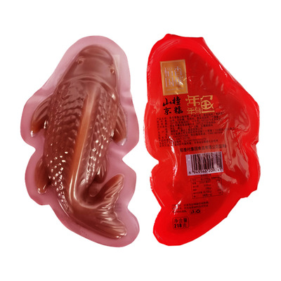 年货锦鲤山楂鱼山楂糕鲤鱼年年有余鱼形元旦除夕春节年夜饭过年