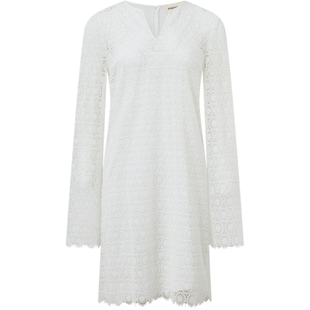 商场同款 宝姿PORTSPURE女装2025秋冬新品经典波西米亚蕾丝连衣裙