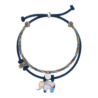 【吉象如意】GOOGMO彩色小象如意绳编绳手链女度假风叠戴好运配饰