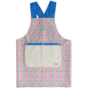 围裙家用厨房可擦手洗衣做家务后背交叉背带免系带防泼水围衣新款