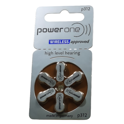进口poweronep312号助听器电池