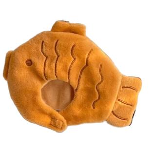 可爱毛绒公仔稠鱼烧头套鲷鱼烧挂件玩偶装扮钥匙扣挂件着装帽WE08