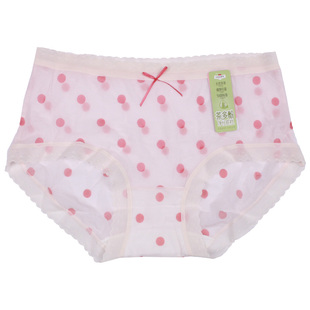 【3条价】彩田女轻薄透无痕内裤32638超细网纱丝袜透气内裤32639