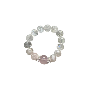 「仙女串系列」私房原创设计天然水晶手链黄水晶紫水晶大珠珠手串