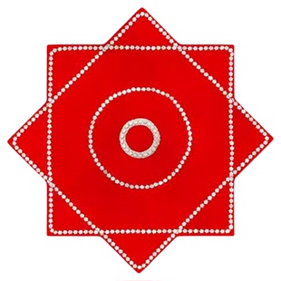 中华全家福手绢花舞蹈专用马茉莉麻纱八角巾东北秧歌表演专用道具