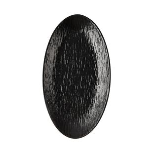 jiwoo 2026年新款餐具12英寸鱼盘家用高颜值椭圆盘简约盘子长盘