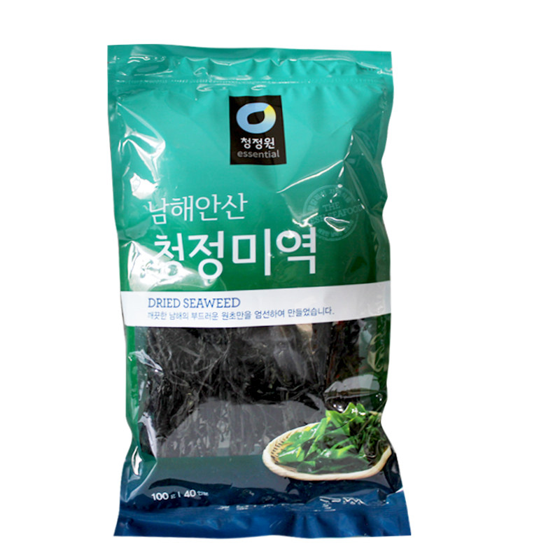 韩国进口清净园裙带菜100g*5袋海带汤无沙裙带边干货儿童辅食速食