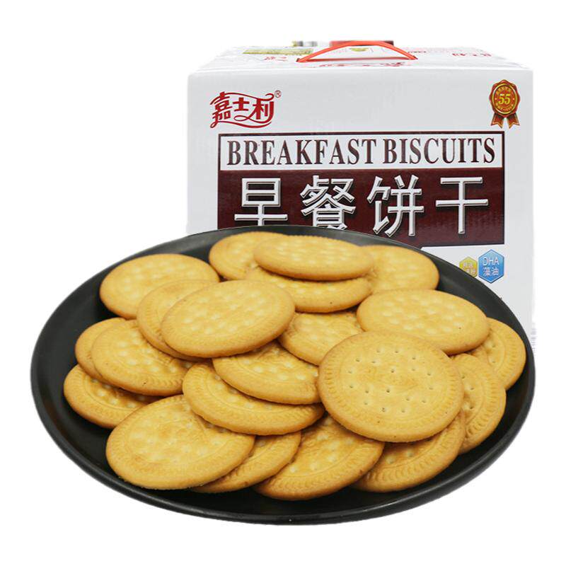 嘉士利早餐饼干原味牛奶1000g
