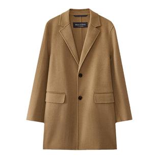 【自营】Marc O'Polo【商场同款】翻领绵羊毛风衣双面呢大衣男