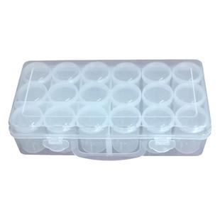 便携分装药盒子食品级医用塑料大小号圆形迷迩带盖单个密封空瓶子