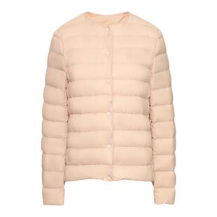 轻薄圆领羽绒服女保暖内胆短款2024秋冬无领打底内搭轻便大码外套