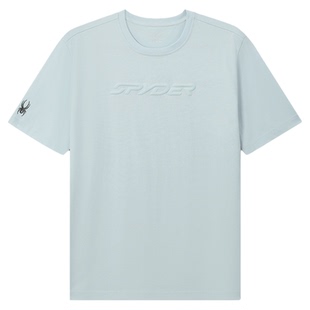 SPYDER春夏新品男子TRAINING系列休闲运动凉感短袖T恤25MS421M