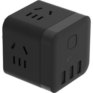 公牛魔方插座充电插排排插插线板接线板多功能家用转换器快充便携