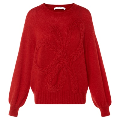 【MONEY HONG】朗姿复古立体绞花毛衣通勤毛针织衫2026年春季新款