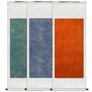 宫燕装裱空白卷轴鎏金宣纸蜡染半生半熟四尺三尺国画创作纸挂画挂轴书法专用作品纸画轴加厚仿古字画定制批发