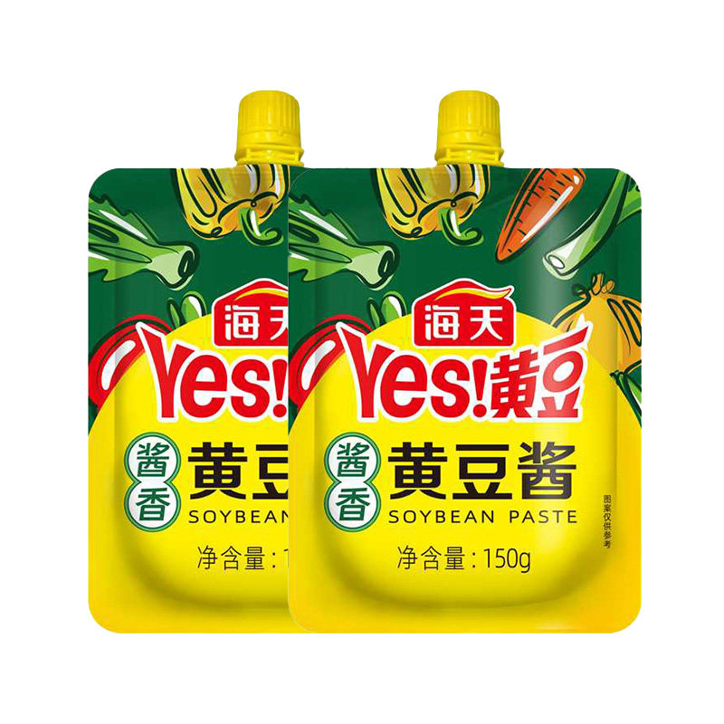 海天酱香黄豆酱150g挤挤装蘸豆瓣酱/豆酱/黄豆酱