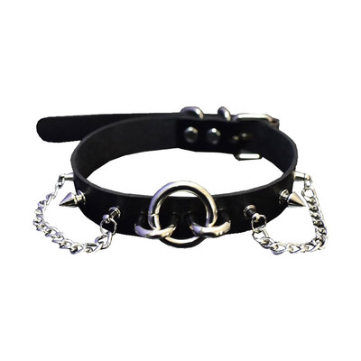 Lolita哥特颈链铆钉项圈choker