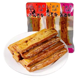 张飞豆干虎皮豆条豆腐干小袋装休闲零食卤香辣烧烤味即食休闲解馋