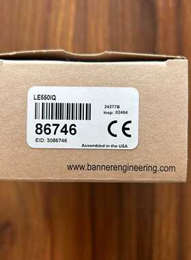 BANNER/邦纳全新原装正品：型号LE550IQ  单价2