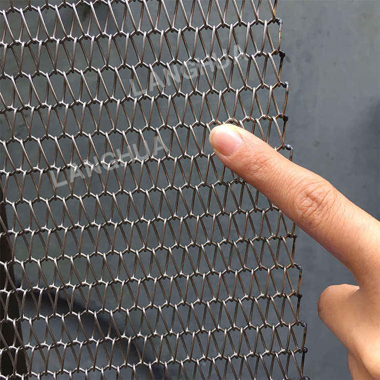 304不锈钢网带输送带传送链条传动网带耐高温烘干人字型网链加密