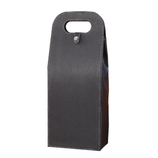 红酒袋子皮盒单支手提皮袋子双支红酒包装礼盒定制葡萄酒礼品袋子