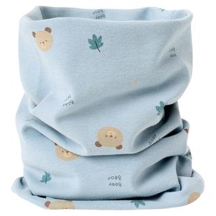 尼多熊宝宝围脖婴幼儿纯棉a类脖套男孩冬季保暖儿童护颈围巾女孩