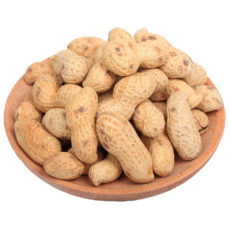 蒜香花生原味现炒货山核桃味带壳五香味农家铁锅炒花生批发10斤装