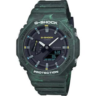 casio卡西欧旗舰店GA-2100FR八王子神秘森林男女款学生电子手表