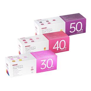 gnc健安喜每日营养包女性男性复合维生素30/40/50保健官方旗舰店