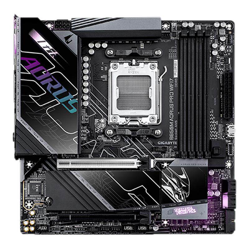 技嘉B850M超耐久战鹰冰雕小主板