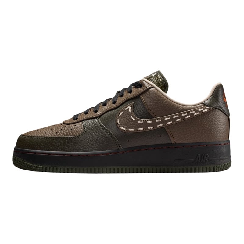 nike耐克官方正品马年新款空军AIR FORCE 1 '07棕绿色IQ1122-320