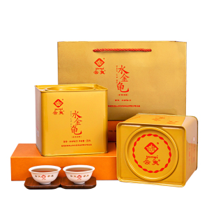 云夷水金龟120武夷山岩茶中火闽北高山乌龙茶散茶茶叶半斤铁罐装