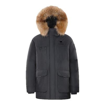 【鹅绒】骆驼羽神Ultra 男装鸭绒羽绒服中长款工装派克夹克外套男