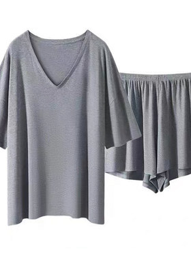 带胸垫莫代尔家居服夏季女生