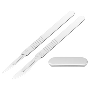 鹿仙子雕刻刀11号刀片手机维修贴膜修边刀非手术工业模型修边刀片