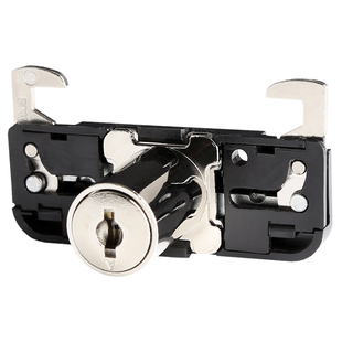 卷帘移门锁家具抽屉锁柜锁移门钩锁蟹钳锁推拉门锁游戏机钩锁双钩