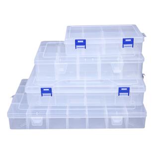 收纳盒 多格塑料首饰盒乐高玩具耳钉储物盒五金配件工具串珠收纳