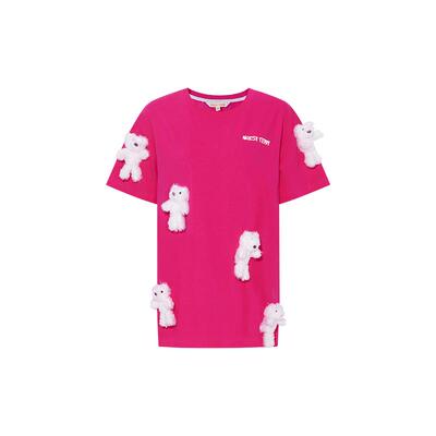 立体玩偶OVERSIZED短袖T恤衫