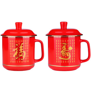 省大师肖建辉作品鎏金手绘主人茶杯品茗杯陶瓷茶具荷花杯送礼茶器