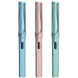 美工钢笔书法专用学生练字弯尖弯头0.7美术生硬笔书法刚笔1.0粗头成人艺术签名签字直尖可替换墨囊瘦金体暗尖