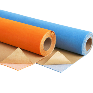 黑色自粘绒布加厚加密背不干胶植绒布料珠宝展柜带胶抽屉礼盒包装